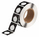 Pre-Cut Label Stock Roll Black Gloss