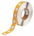 Pre-Cut Label Stock Roll Yellow Gloss