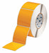 Pre-Cut Label Stock Roll Yellow Gloss