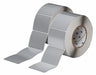 Pre-Cut Label Stock Roll Silver Gloss