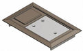 Floor Box Cover 8-1/8 in Brown