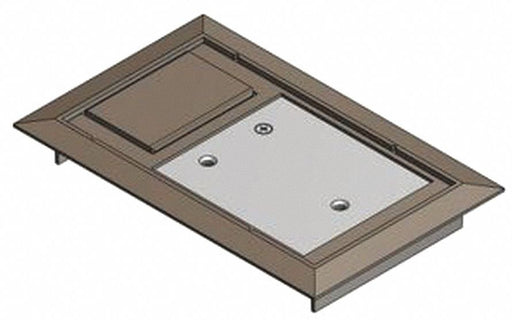 Floor Box Cover 8-1/8 in Brown