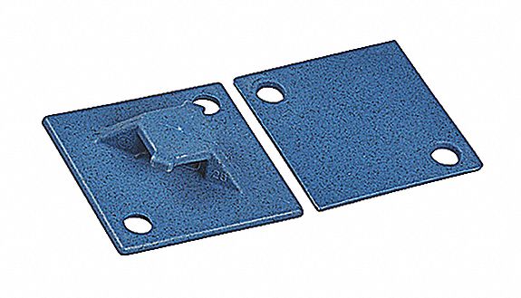 Cable Tie Base 4 Way Screw Blue PK100