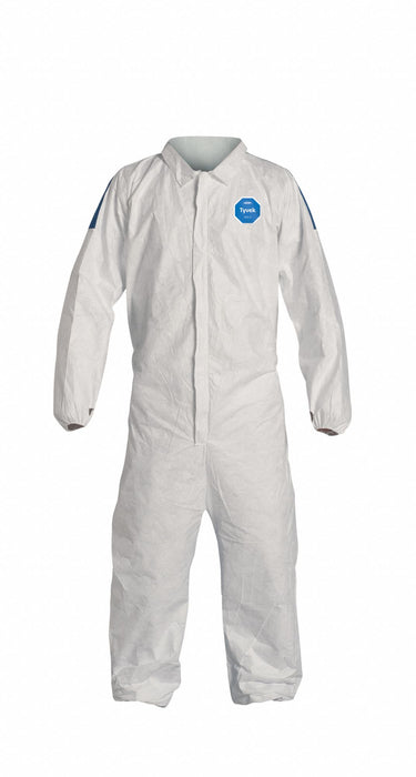 G7263 Coveralls XL Blue/Wht Tyvek 400 D PK25