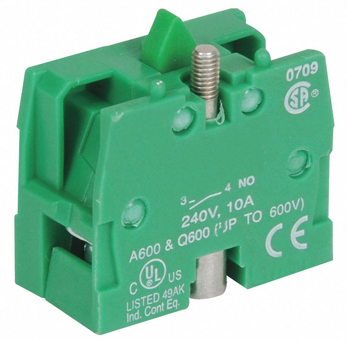 Contact Block Green 1NO 22 mm