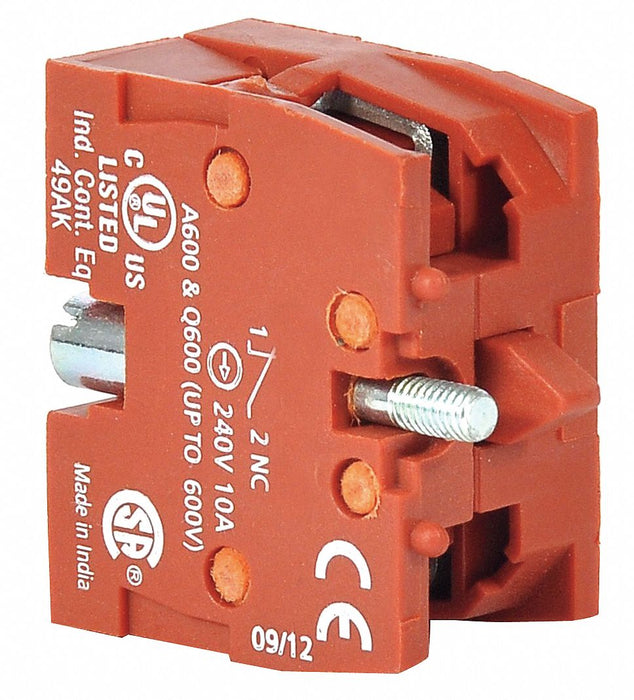 Contact Block Red 1NC 22 mm