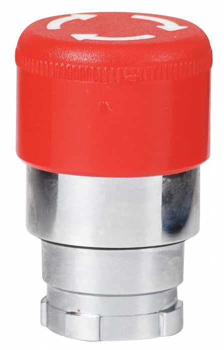 Mushroom Head Push Button Red 22mm