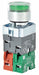 H6943 IllumPushButton FullVolt Green 1NO/1NC