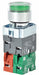 H6943 IllumPushButton FullVolt Green 1NO/1NC