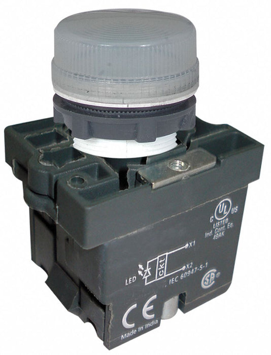 Pilot Light White 22mm LED