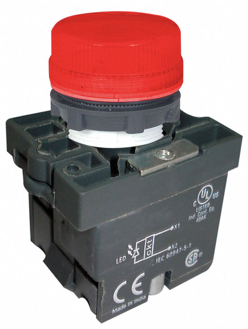 Pilot Light Red 22mm LED
