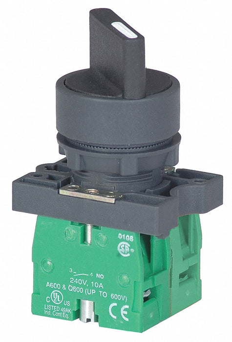 Selector Switch Non-Illum 3 Pos 22 mm