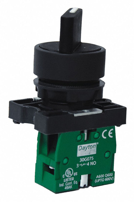 Selector Switch Non-Illum 2 Pos 22 mm