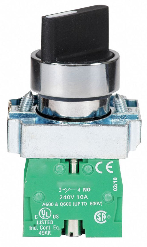 Selector Switch Non-Illum 2 Pos 22 mm