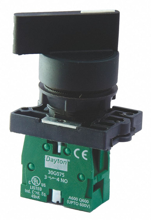 Selector Switch Non-Illum 2 Pos 22 mm