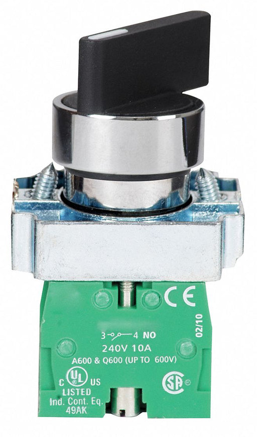 Selector Switch Non-Illum 2 Pos 22 mm