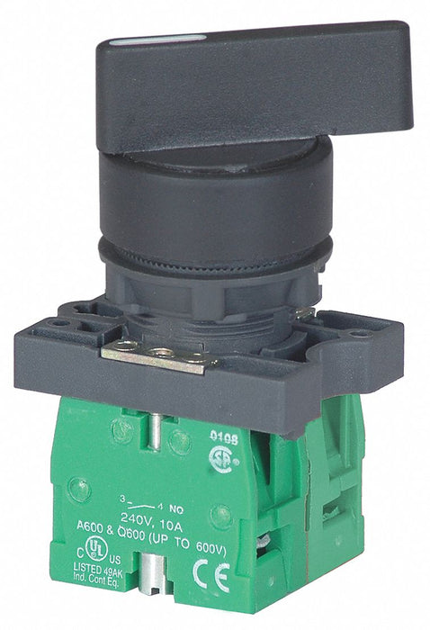 Selector Switch Non-Illum 3 Pos 22 mm