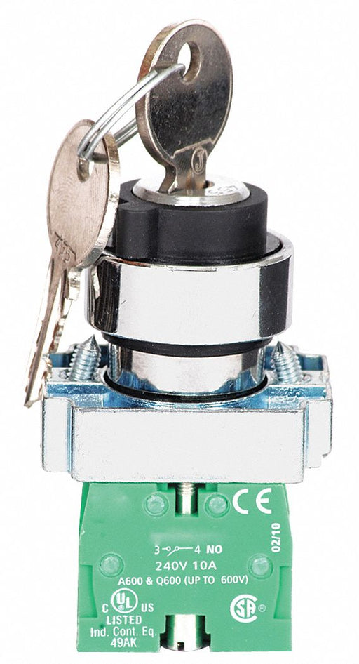 SelectorSwitch Keyed Non-Illum 3Pos 22mm