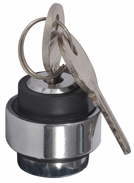 KeyedSelectorSwitch Black 2Pos 22mm