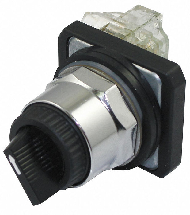 SelectorSwitch Non-Illum 2Pos 30mm Black