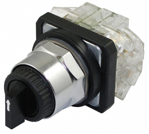 SelectorSwitch Non-Illum 3Pos 30mm Black