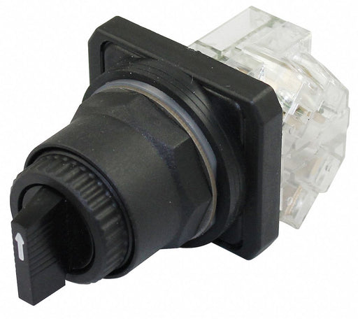SelectorSwitch Non-Illum 3Pos 30mm Black