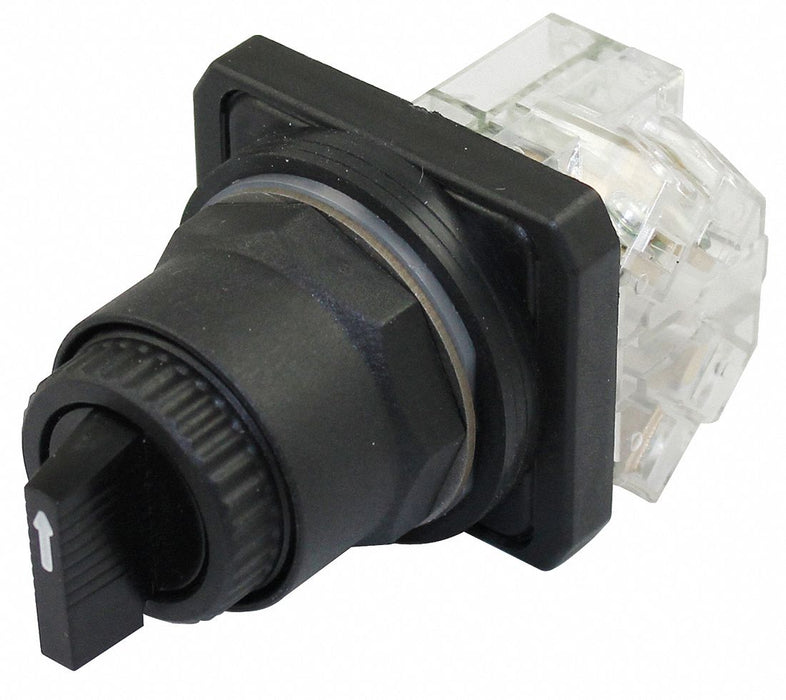 SelectorSwitch Non-Illum 3Pos 30mm Black