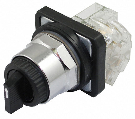 SelectorSwitch Non-Illum 3Pos 30mm Black