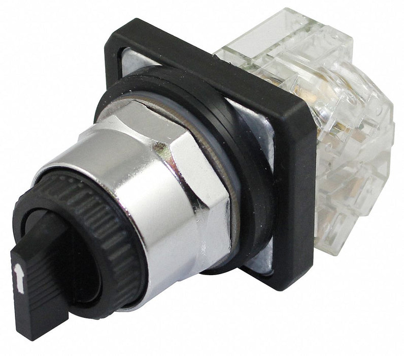 SelectorSwitch Non-Illum 3Pos 30mm Black
