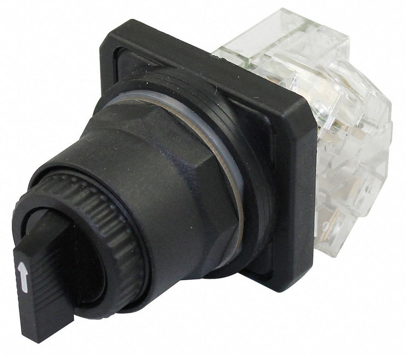 SelectorSwitch Non-Illum 3Pos 30mm Black
