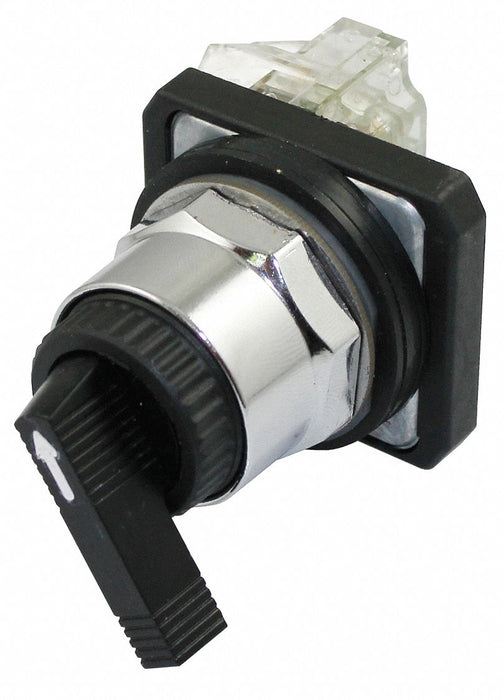 SelectorSwitch Non-Illum 2Pos 30mm Black