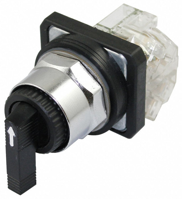 SelectorSwitch Non-Illum 3Pos 30mm Black