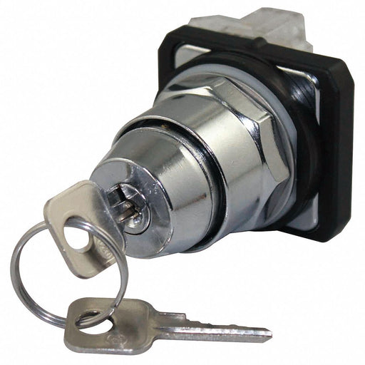 SelectorSwtch Keyed Non-Illum 2Pos 30mm