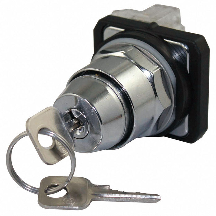 SelectorSwtch Keyed Non-Illum 2Pos 30mm