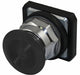Mushroom Head Push Button Black 30mm