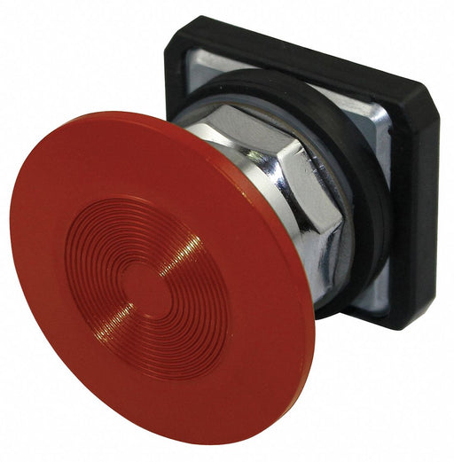 MushroomHeadPushButton Red NonIllum 30mm