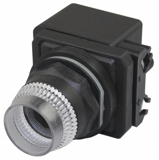 Extended Push Button Clear LED 30mm