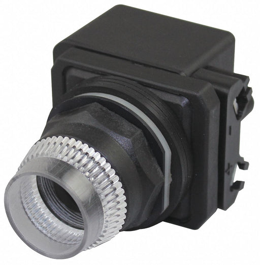 Push Button Clear LED 30mm