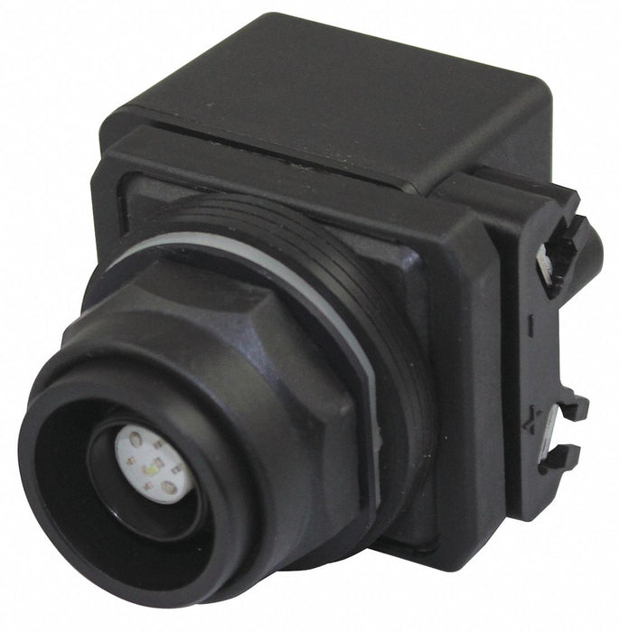 Push Button Clear LED 30mm