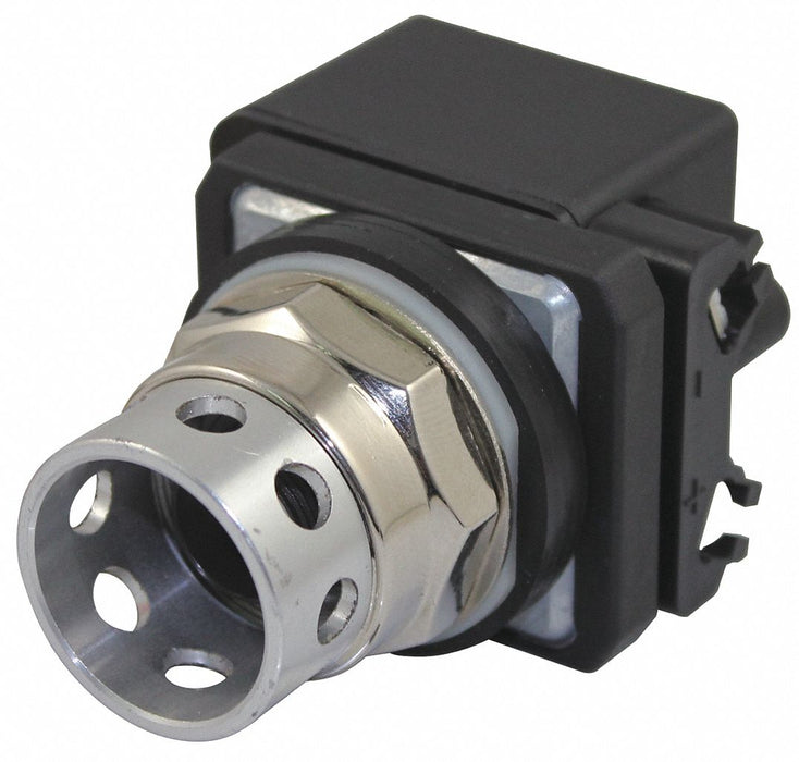 Extended Push Button Clear LED 30mm