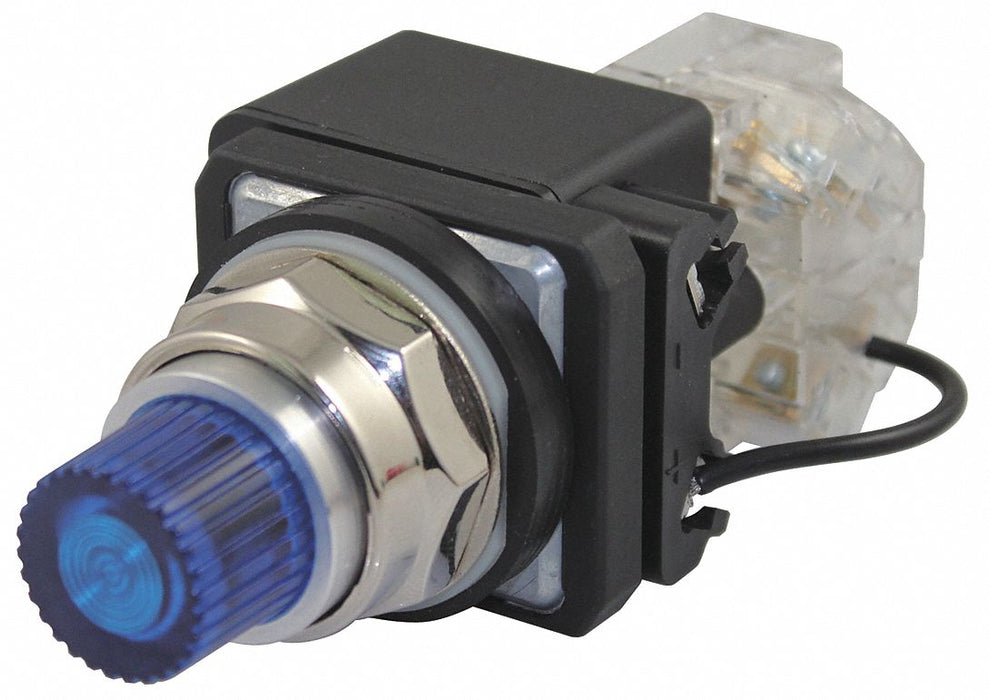 H6736 Pilot Light Blue 30mm LED