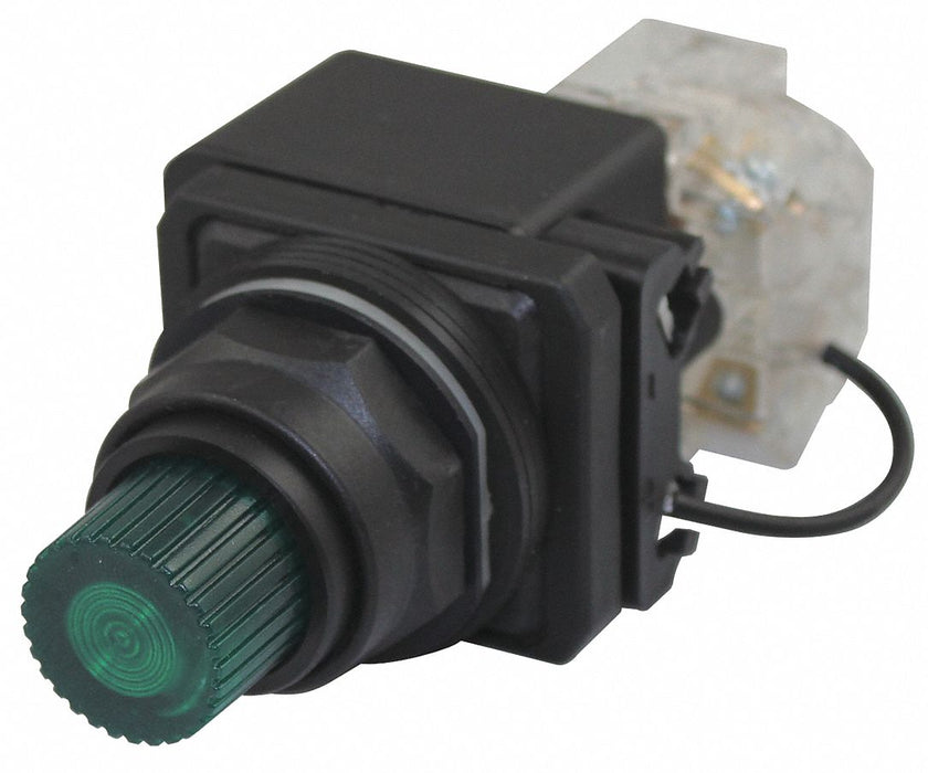 H6736 Pilot Light Green 30mm LED