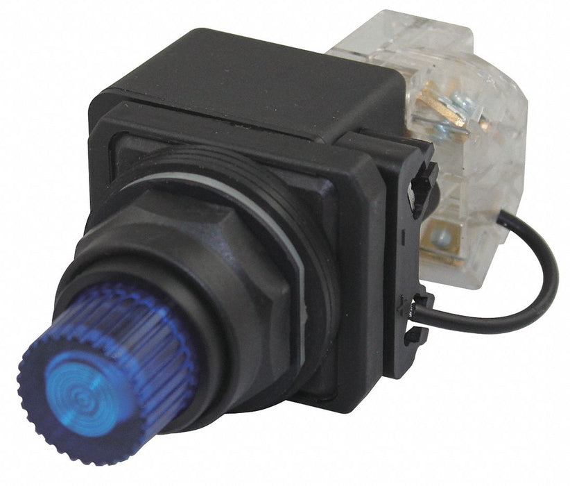 H6736 Pilot Light Blue 30mm LED