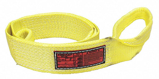 Web Sling Flat Eye 15 ft L 16400 lb Cap