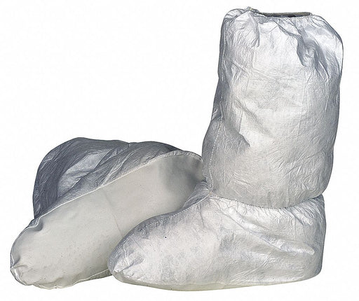 D2216 Boot Covers TyvIsoClean White XL PK100