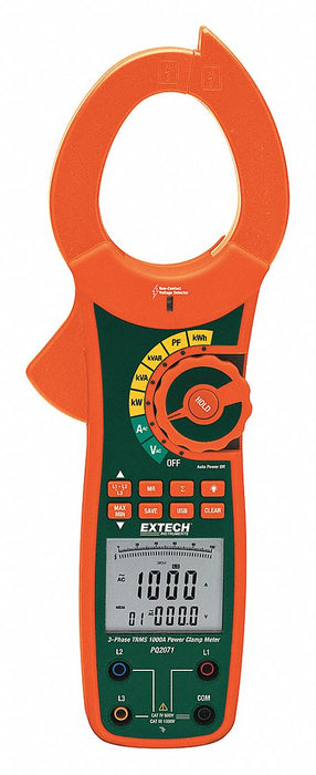 ClampOnPowerMeter CATIV 750V 1000A 200Hz