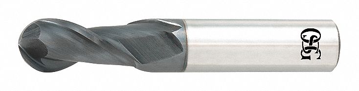 Square End Mill 2 mm Carbide