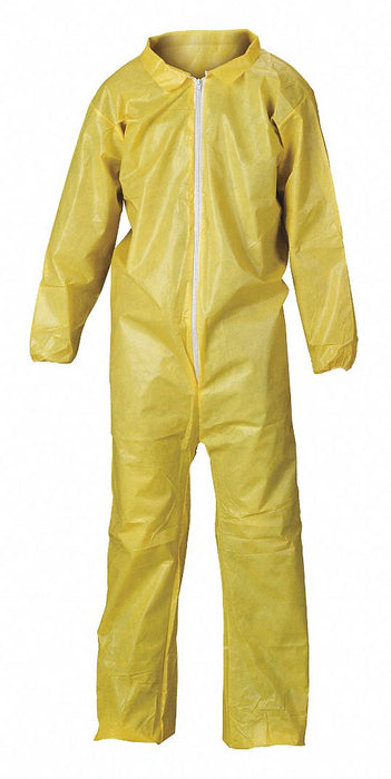 Collared Coverall Elastic Yellow M PK12