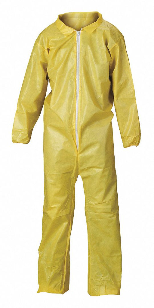 Collared Coverall Elastic Yellow M PK12