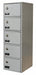 Locker 5x1Lckrs Lt Gry 30.5 x9 x12 